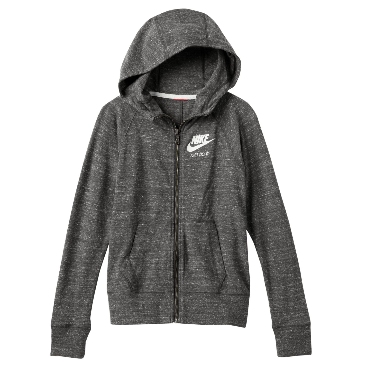 nike just do it zip up hoodie