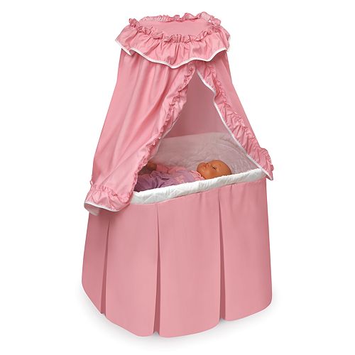 Badger Basket Kisses Rocking Doll Bassinet