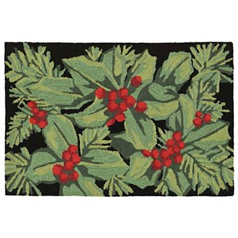 Liora Manne Frontporch Hollyberries Indoor Outdoor Rug