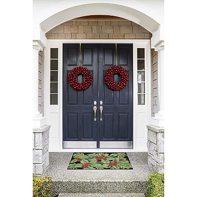 Liora Manne Frontporch Hollyberries Indoor Outdoor Rug