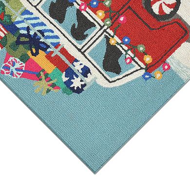 Liora Manne Frontporch Happy Howlidays Indoor Outdoor Rug