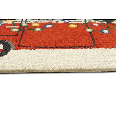 Liora Manne Frontporch Happy Howlidays Indoor Outdoor Rug