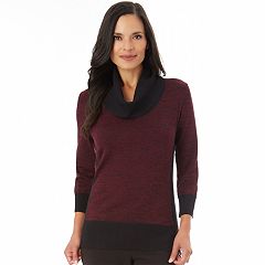 Womens Red Cowlneck Sweaters - Tops, Clothing | Kohl's