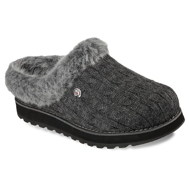 Skechers Women's BOBS Ice Angel Clogs, Charcoal, Size 8