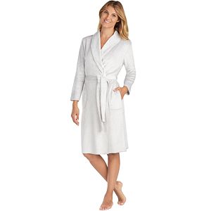 Women's Cuddl Duds Shawl Collar Cozy Robe