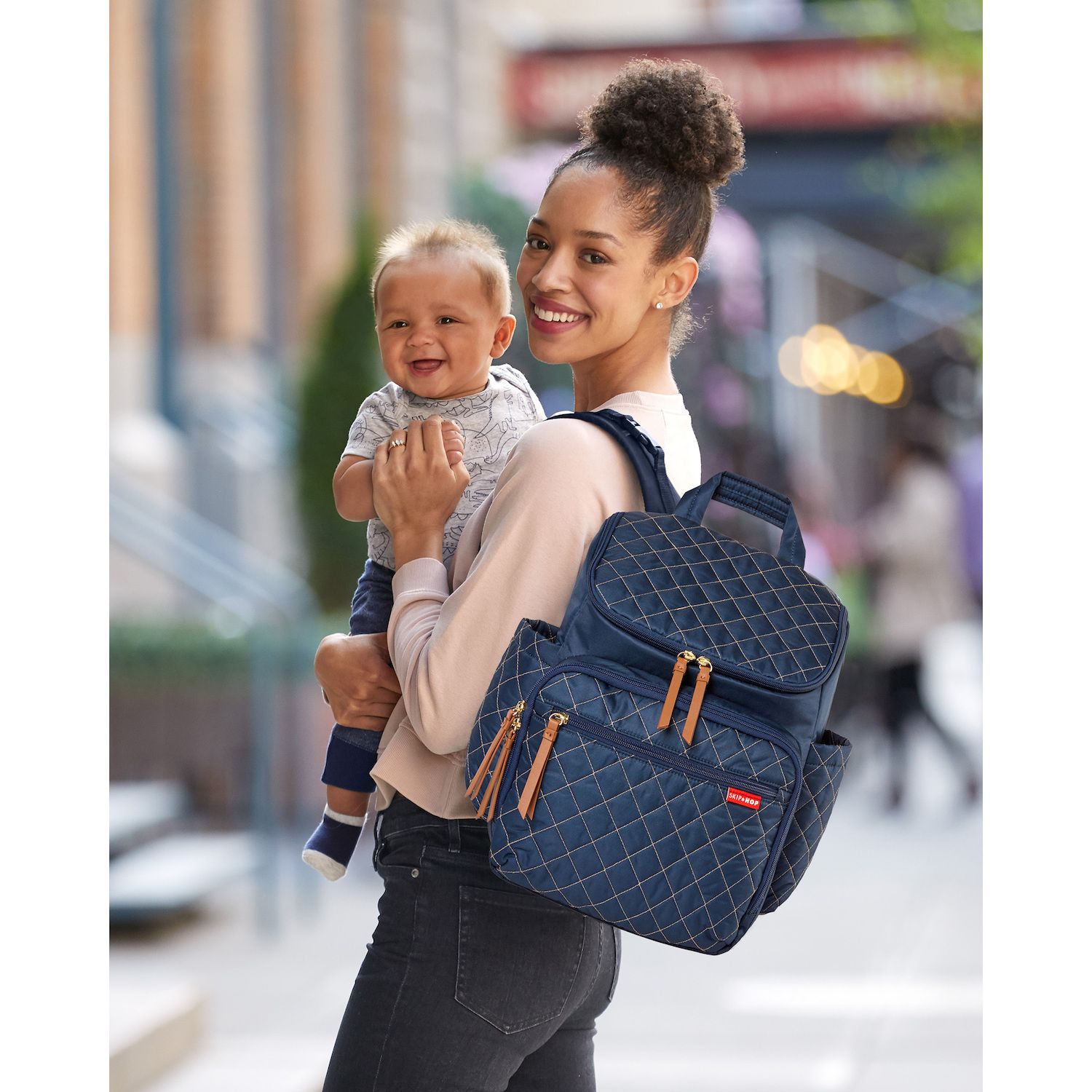 Skip Hop Forma Quilted Diaper Backpack