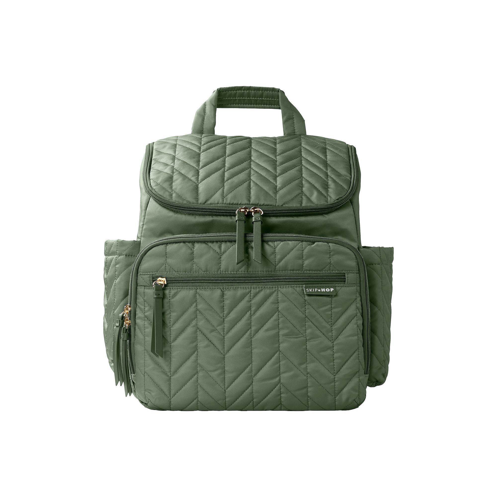 Skip Hop Forma Quilted Diaper Backpack, Green