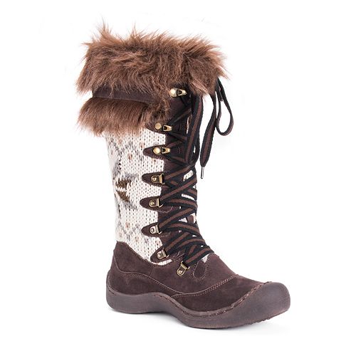 womens waterproof snow boots at kohl's