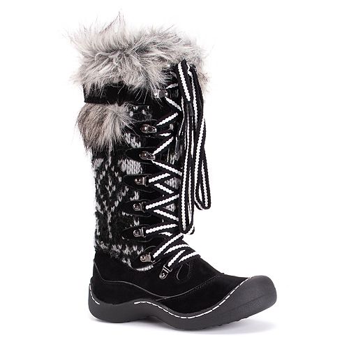 womens waterproof snow boots at kohl's