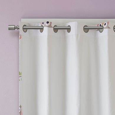 Intelligent Design Nocturnal Nellie Owl Total Blackout Window Curtain