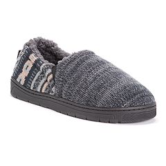 Muk luks men's bootie slippers hot sale