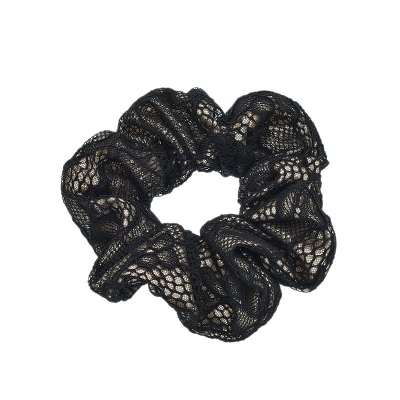 Mudd Lace Scrunchie Hair Tie Women S Black Pretty Long Us