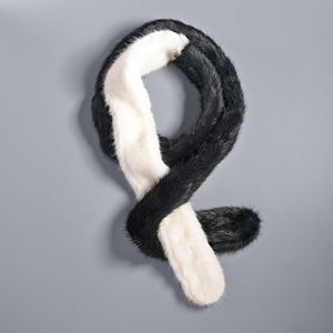 Simply Vera Vera Wang Two Tone Faux Fur Skinny Scarf
