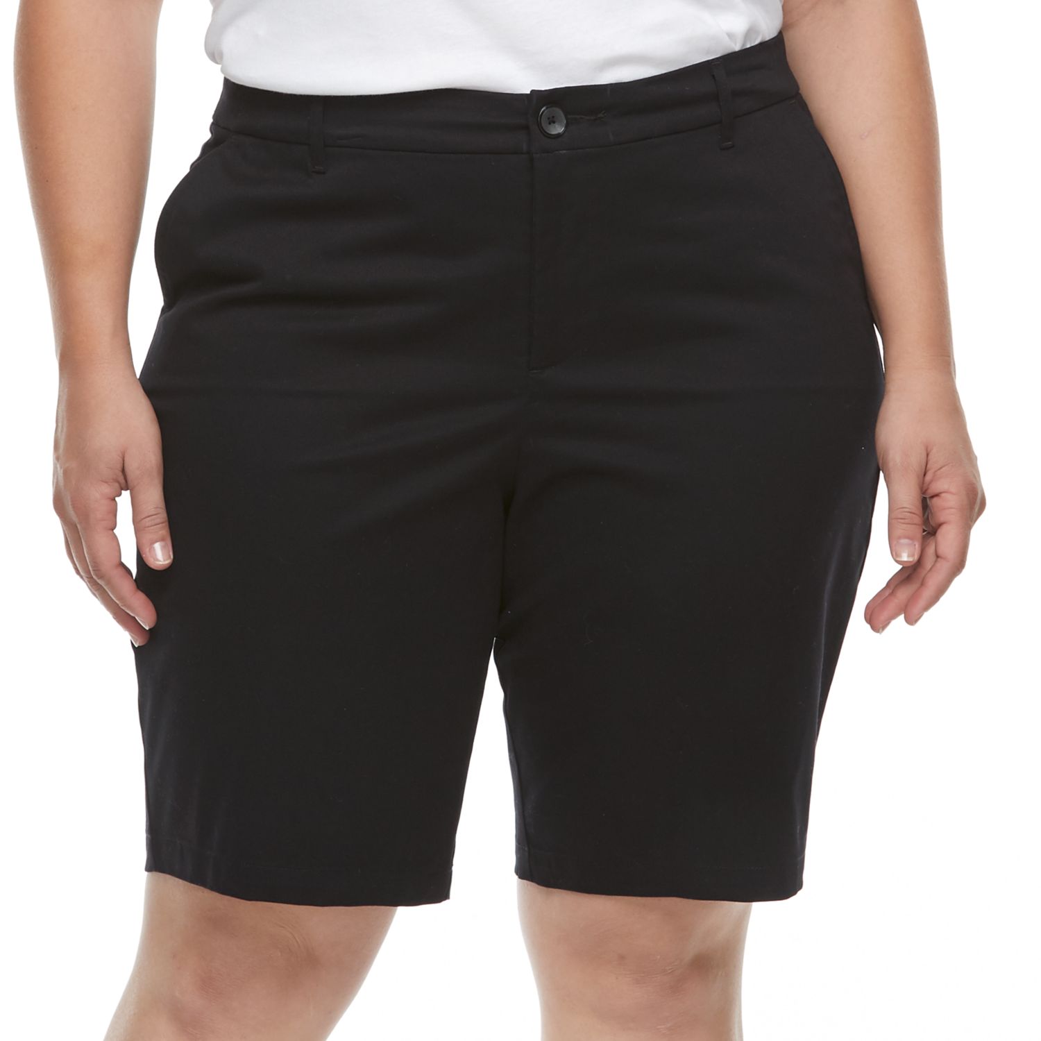 kohls plus size shorts