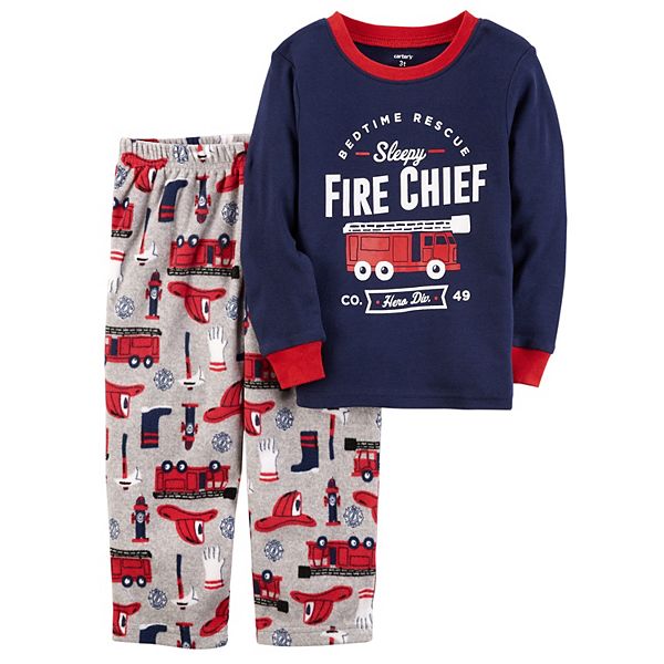 Boys 4-8 Carter's Fire Chief 2-Piece Pajama Set