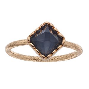 LC Lauren Conrad Square Twisted Ring