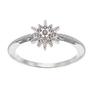 LC Lauren Conrad Cubic Zirconia Starburst Ring