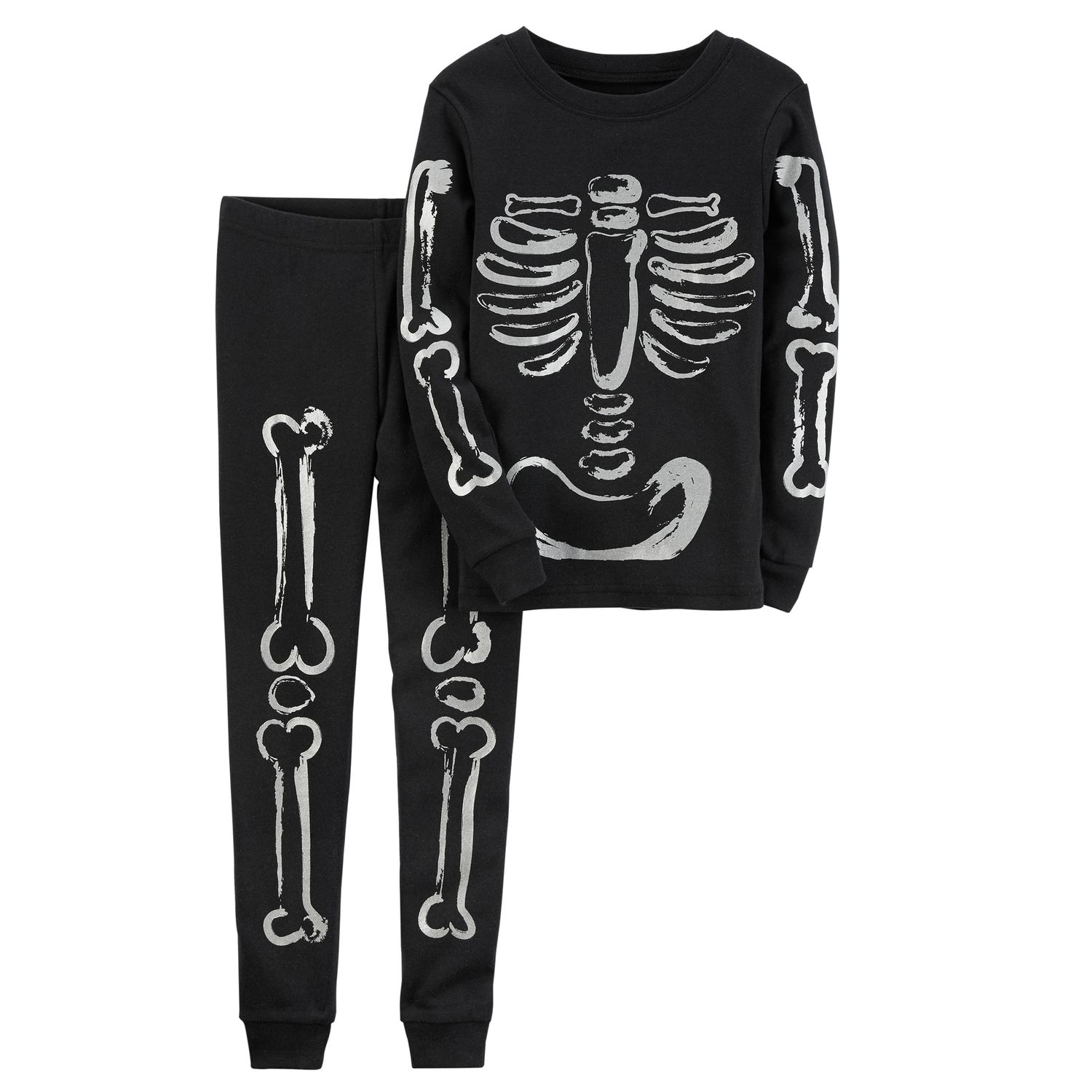 baby girl skeleton pajamas