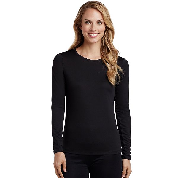 Women's cuddl duds climatesmart hotsell crewneck top