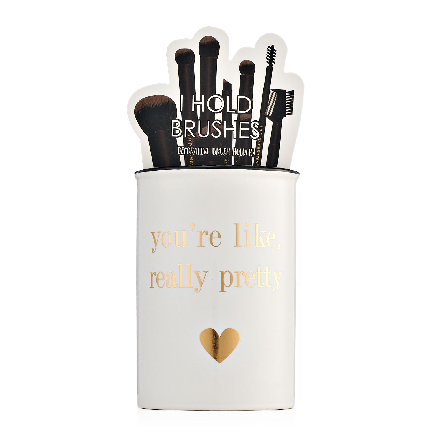 makeup brush holder