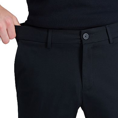 Men’s Haggar® Premium No-Iron Khaki Flex Waist Slim-Fit Stretch Flat-Front Pants
