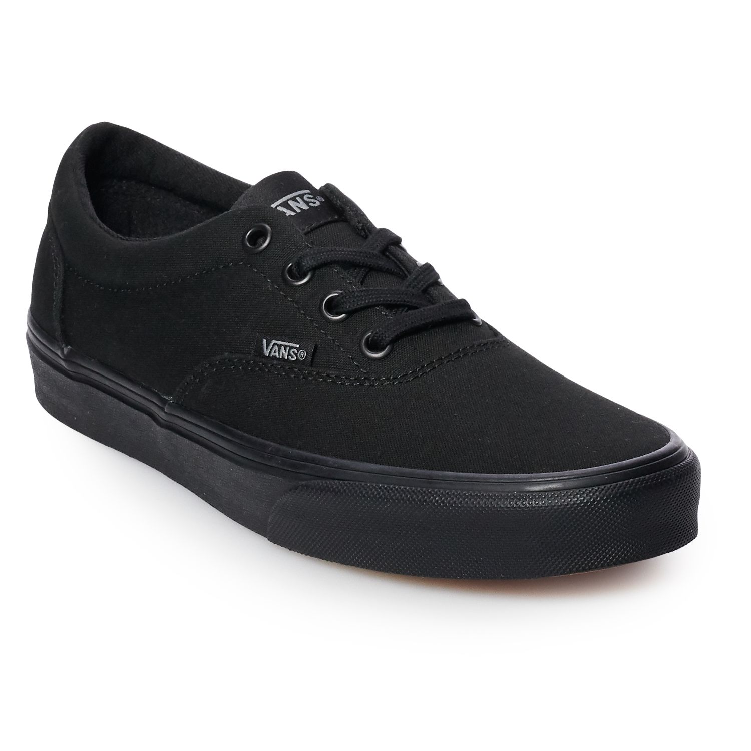 plain black vans