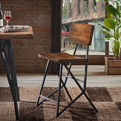 INK+IVY Trestle Counter Stool