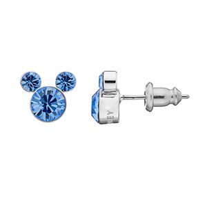 Disney's Mickey Mouse Crystal Birthstone Stud Earrings