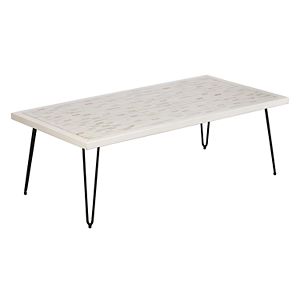 INK+IVY Woodbrick Coffee Table