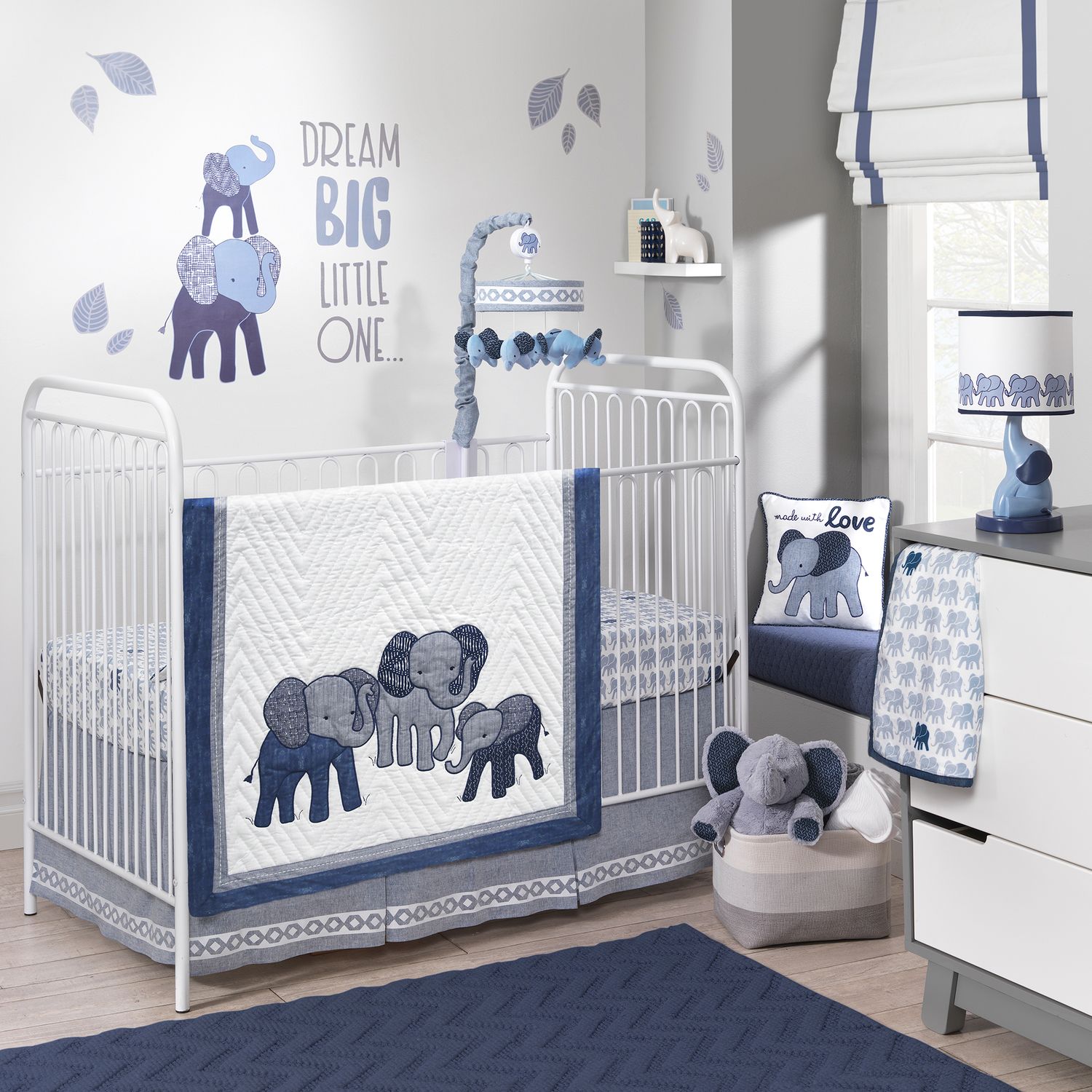 elephant crib sheets