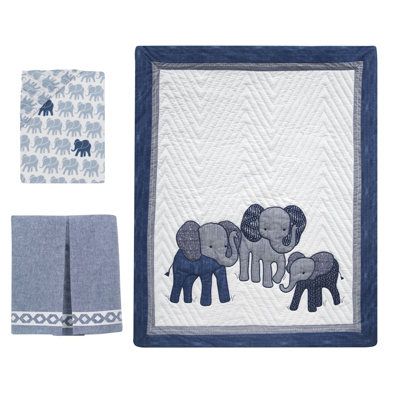 lambs and ivy indigo elephant