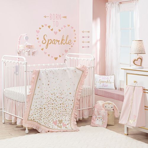 Lambs Ivy 4 Pc Confetti Crib Bedding Set