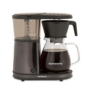 Bonavita 8-Cup One-Touch Black Stainless Steel Coffee Maker