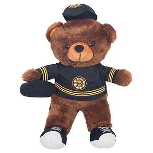 Forever Collectibles Boston Bruins Locker Buddy Teddy Bear Set
