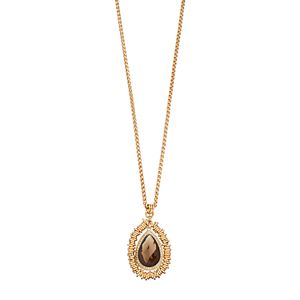 Dana Buchman Orbital Teardrop Pendant Necklace