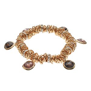 Dana Buchman Geometric Stone Stretch Bracelet