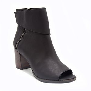 Mari A. Arrow Women's Peep Toe Ankle Boots