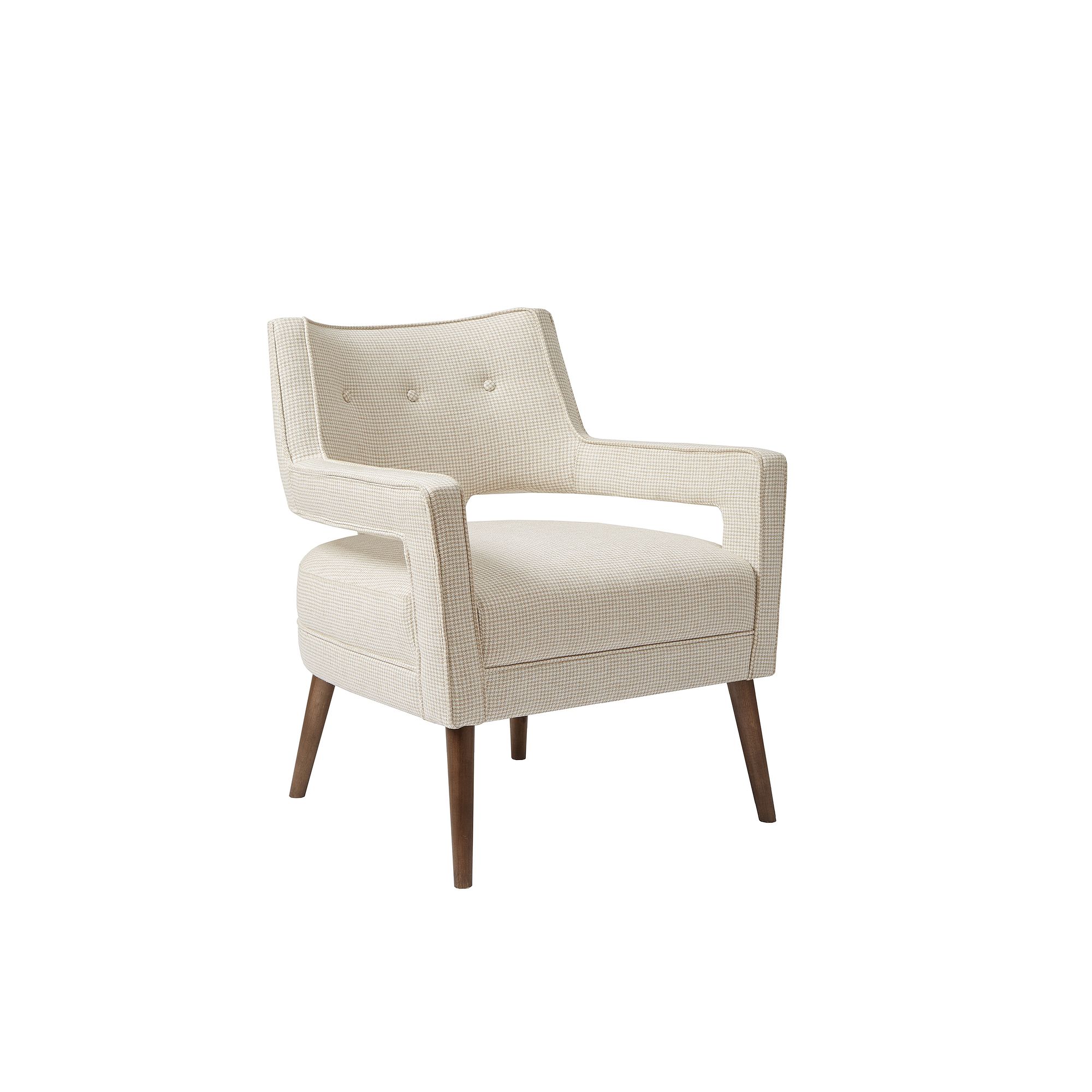 Madison Park Nicoli Accent Chair, Ivory