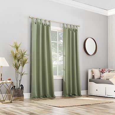 Sun Zero Ludlow Blackout Tab Top Window Curtain