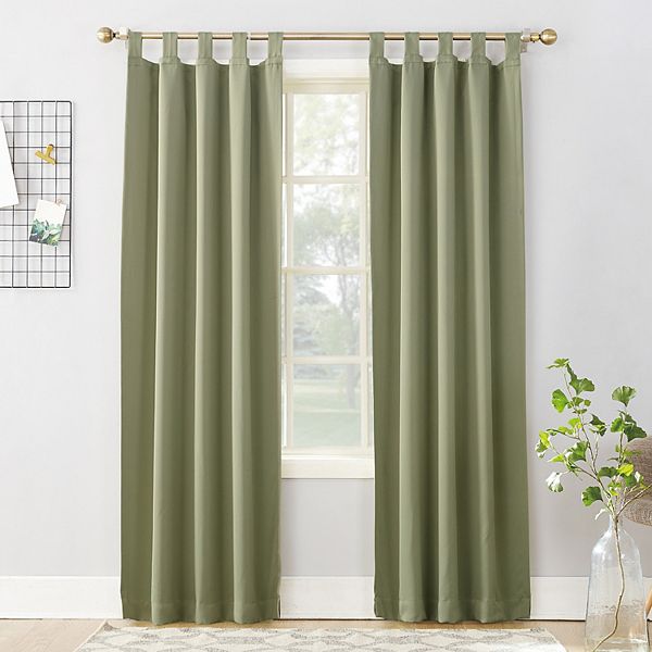 Sun Zero Ludlow Blackout Tab Top Window Curtain