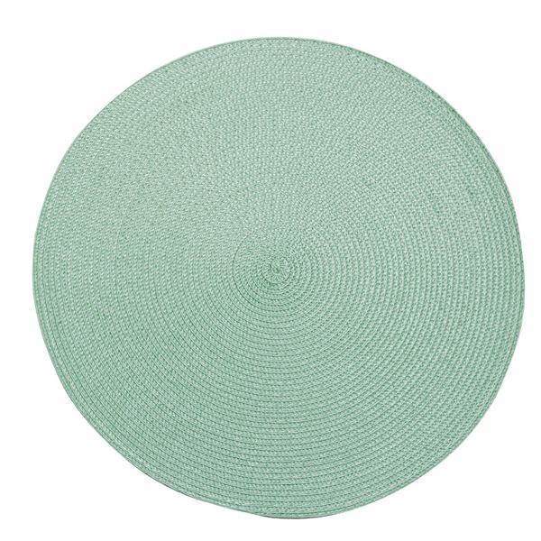 Food Network™ Solid Round Placemat - Aqua