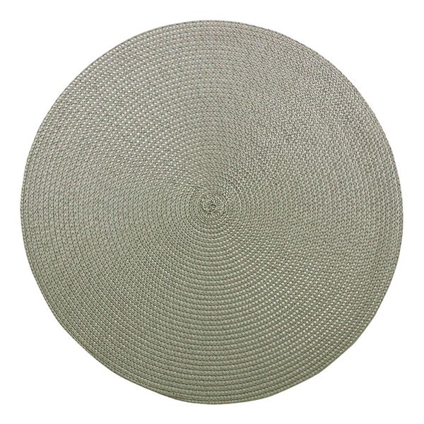 Food Network™ Solid Round Placemat - Gray