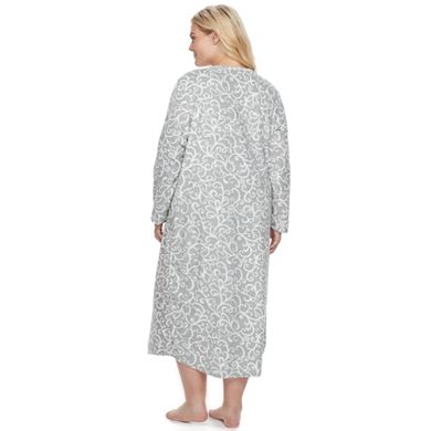 Plus Size Croft & Barrow® Pajamas: Velour Nightgown