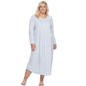 Plus Size Croft & Barrow® Pajamas: Velour Nightgown