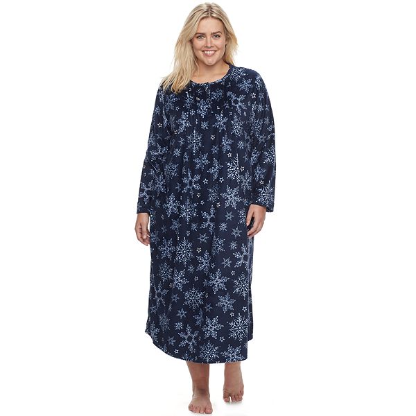 Plus Size Croft & Barrow® Pajamas: Velour Nightgown