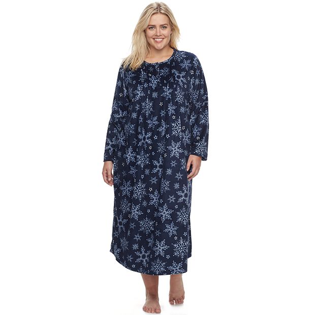 Plus Size Croft Barrow Pajamas Velour Nightgown