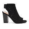 LC Lauren Conrad Statice Women's Cutout Ankle Boots