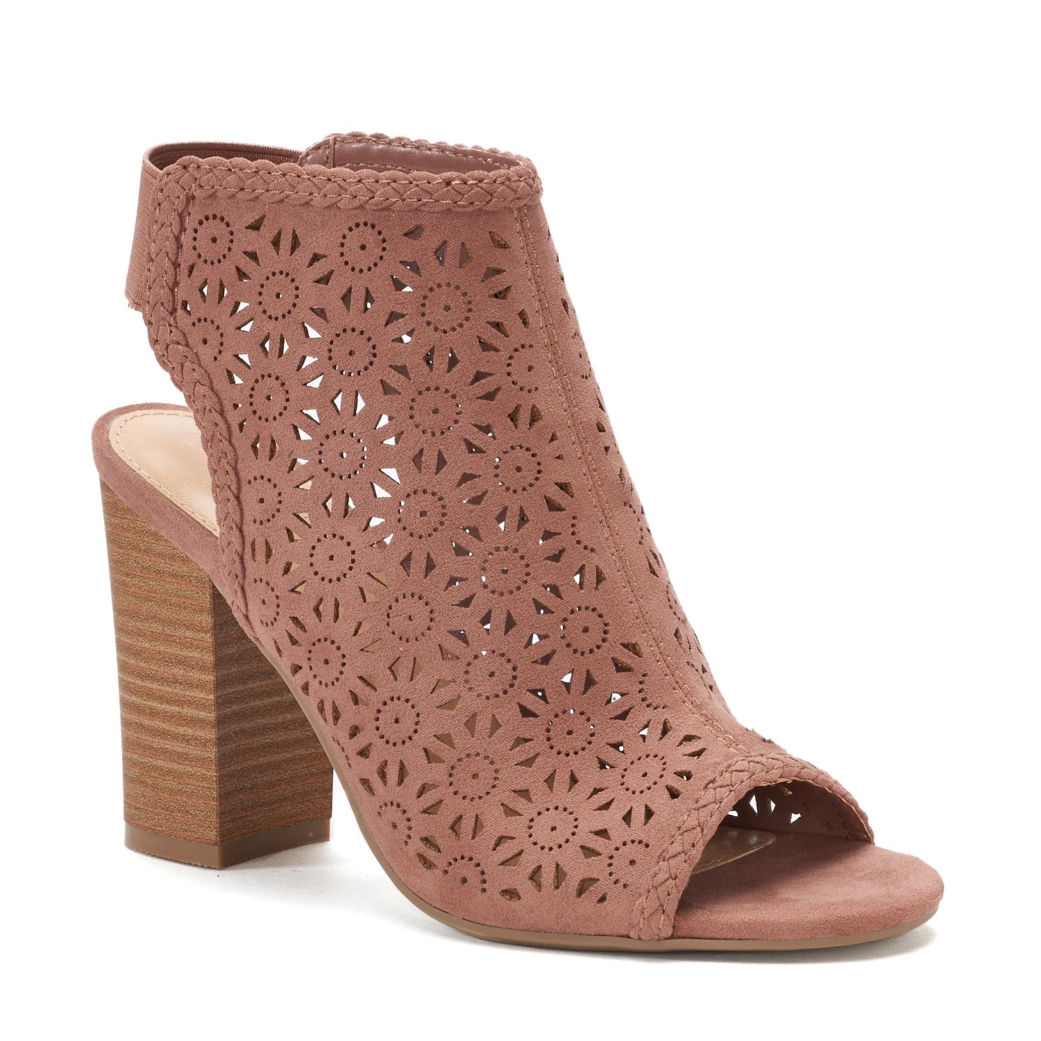 lc lauren conrad ouverte women's high heel ankle boots