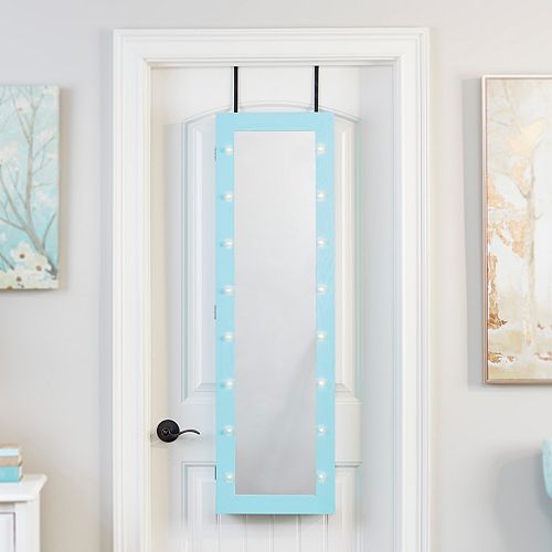 InnerSpace Light-Up Marquee Wall & Over-The-Door Mirror ...