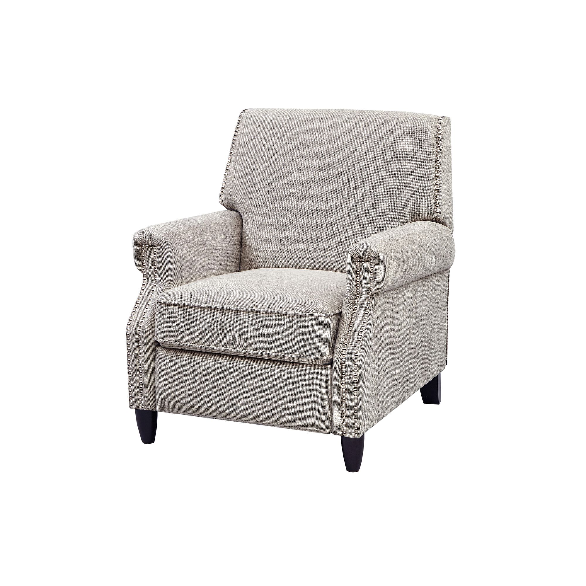Madison Park Evanston Push Back Recliner Chair, Brown